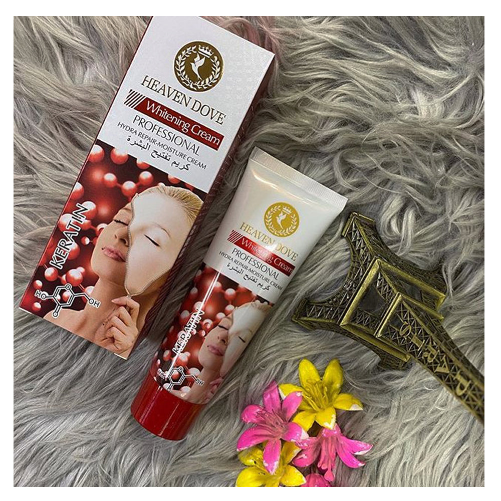 Heaven Dove Keratin Professional Whitening Face Cream - 120 Gram