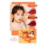 Heng Fang Headphone Style New Girl Mark Double Tube Nourishing Lipstick - Shade 1 and 2