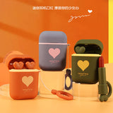 Heng Fang Headphone Style New Girl Mark Double Tube Nourishing Lipstick - Shade 1 and 2