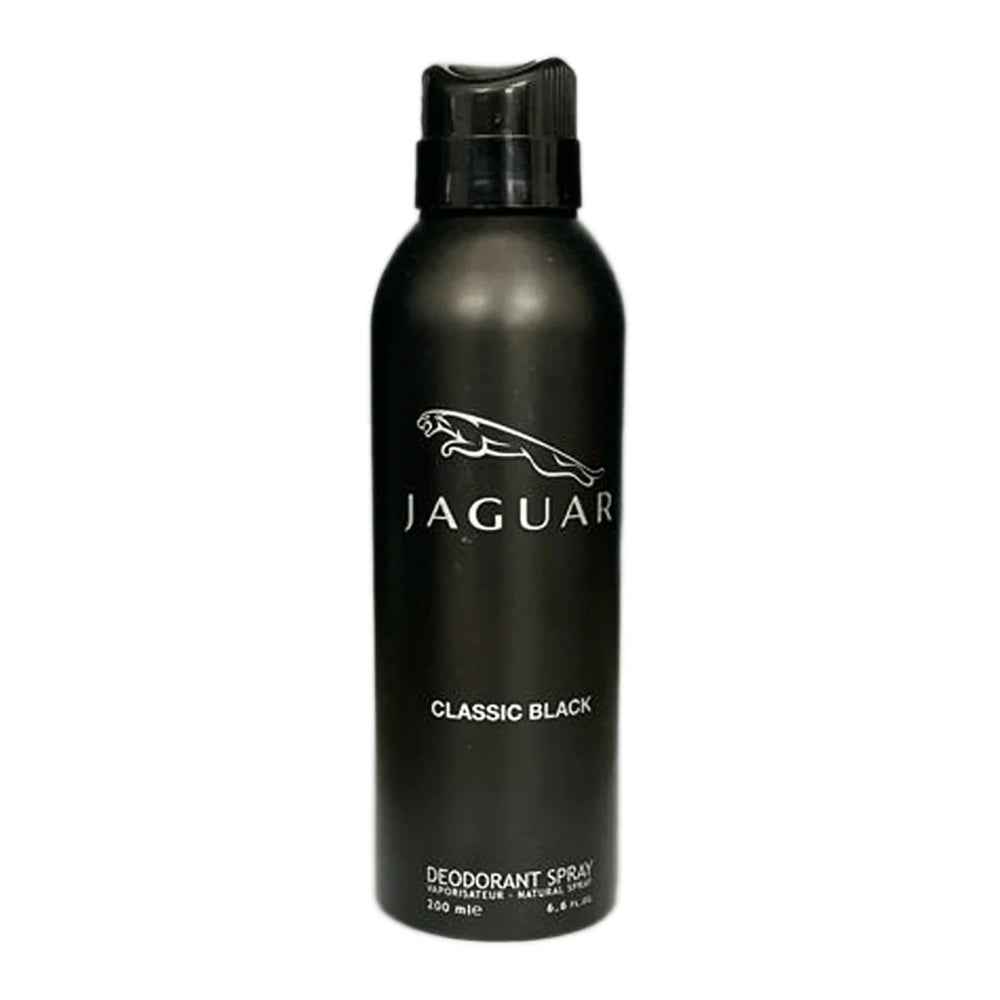 Jaguar Classic Black Body Spray Deodorant For Men – 200 ml