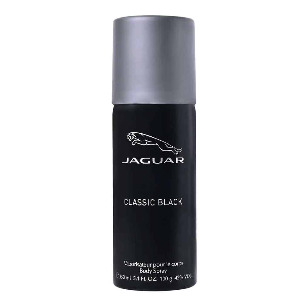 Jaguar Classic Black Body Spray Deodorant For Men – 150 ml