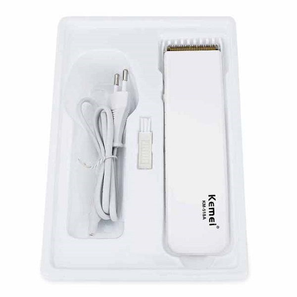 KM 518A - Electric Hair & Beard Trimmer - White