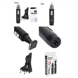Kemei 2 in 1 Nose & Ear Hair Trimmer For Men - 9688