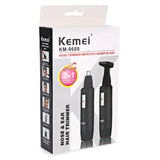 Kemei 2 in 1 Nose & Ear Hair Trimmer For Men - 9688