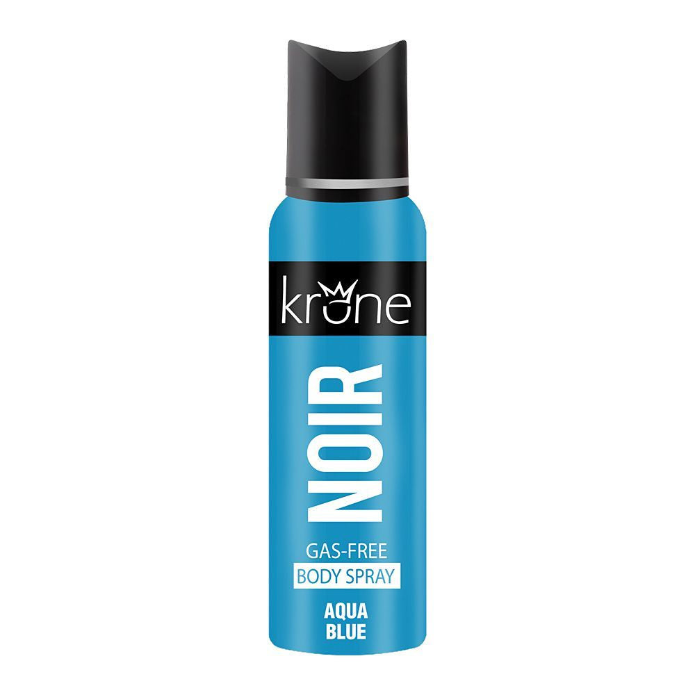 Krone Noir Aqua Blue Gas Free Body Spray For Unisex - 120 ml