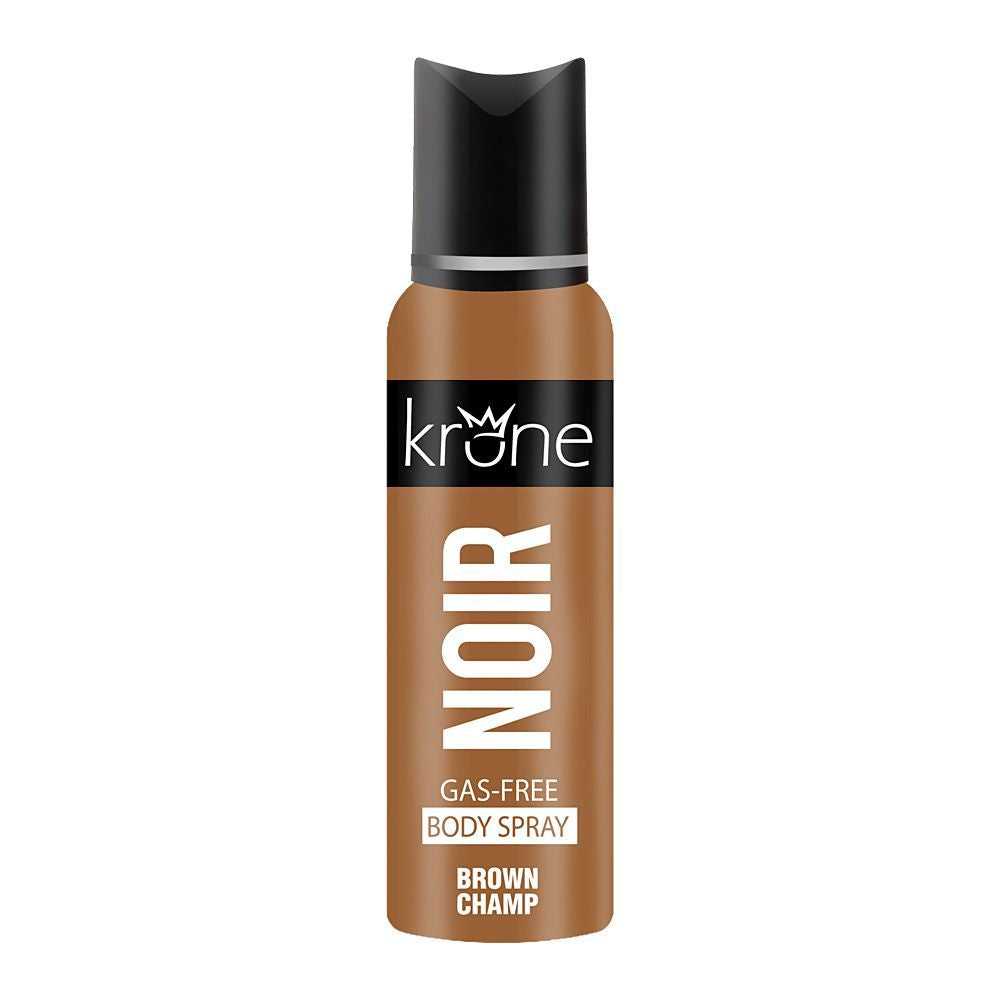 Krone Noir Brown Champ Gas Free Body Spray For Unisex - 120 ml