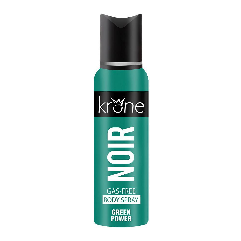 Krone Noir Green Power Gas Free Body Spray For Unisex - 120 ml