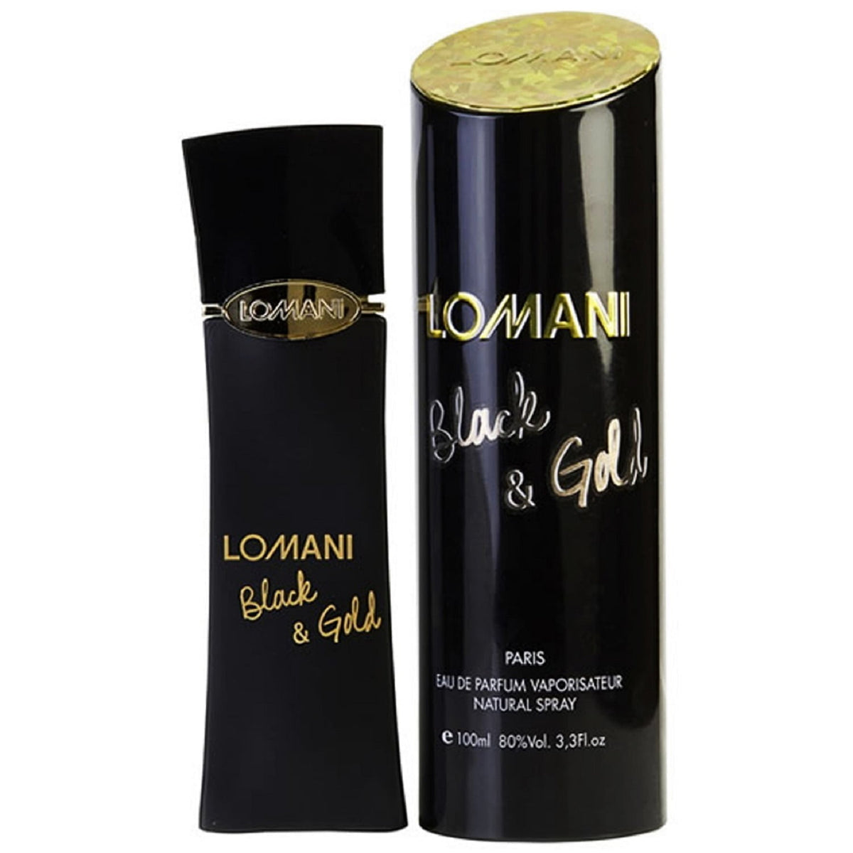 Lomani Black & Gold Perfume For Women - 100 ml
