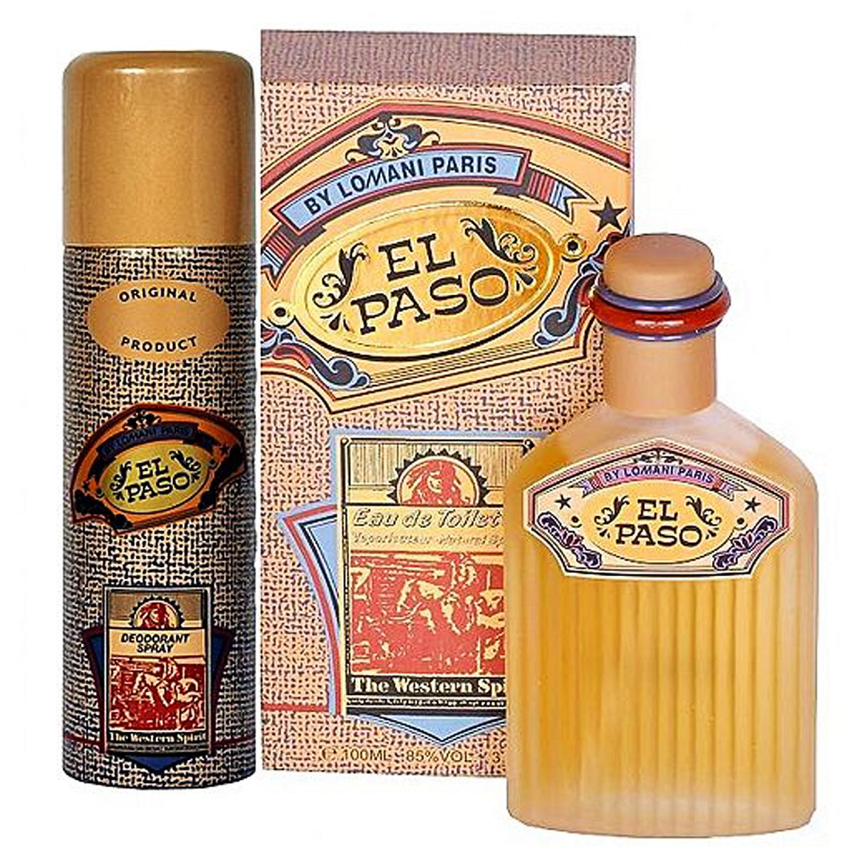 Bundle Offer – Lomani El Paso Perfume and Deodorant For Men – 100 ml & 200 ml