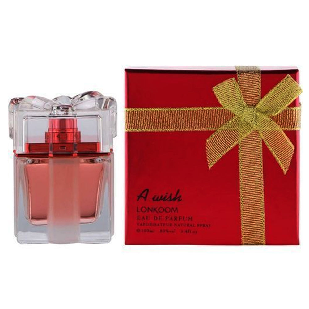 Lonkoom A Wish Red Perfume For Women – 100 ml