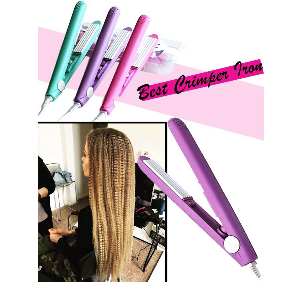 Mini Crimper For Kids and Adults – Multi Color