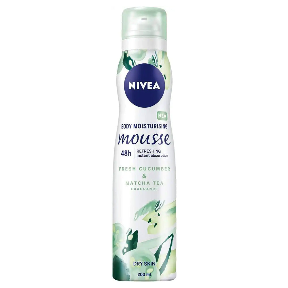 Nivea Body Mousse Cucumber & Matcha Tea Lotion – 200 ml