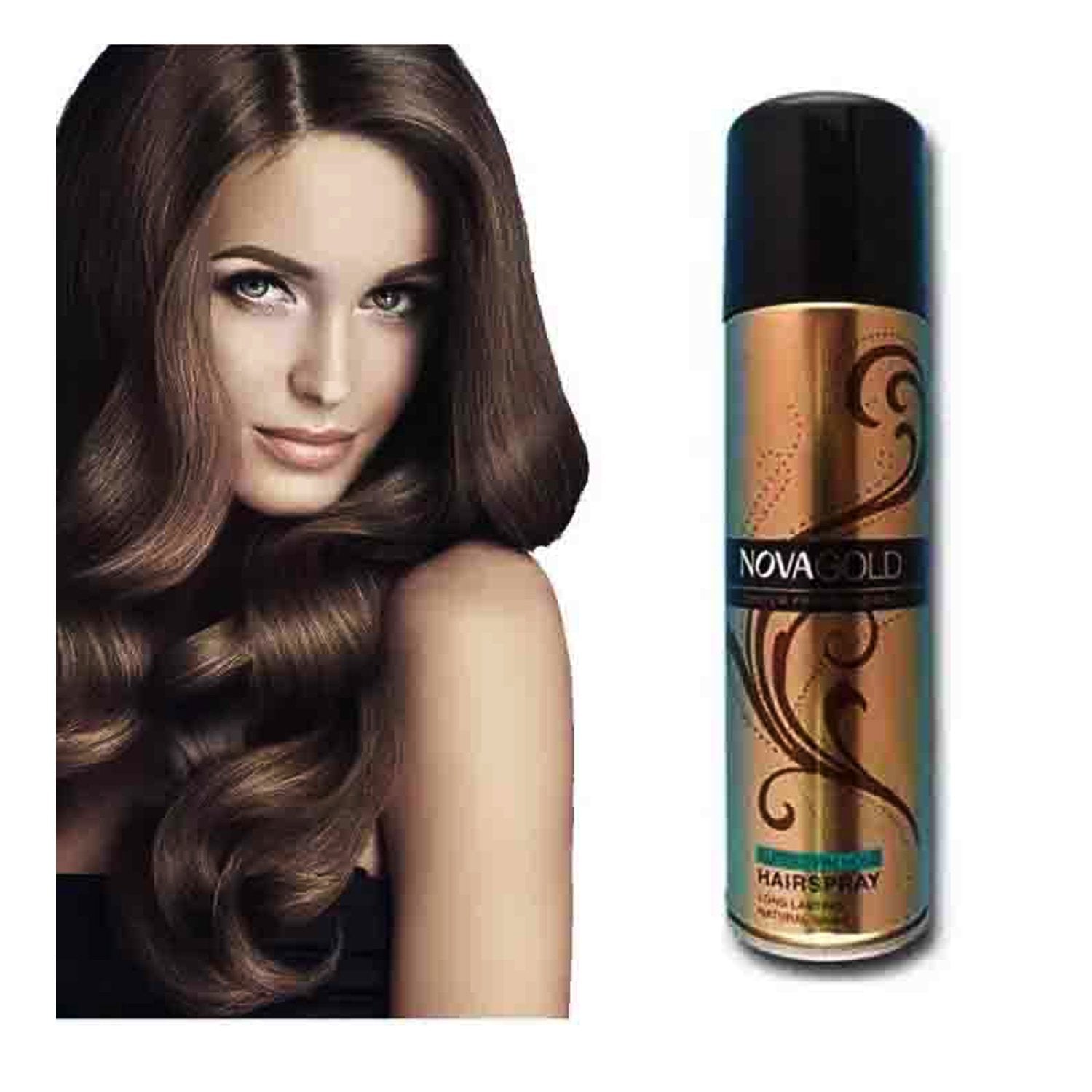 Nova Gold Hair Spray For Unisex - 400 ml