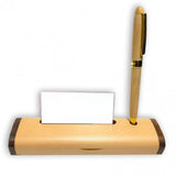 Wooden Pen with Box and Card Holder - OS 2012