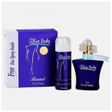 Rasasi Blue Lady Perfume With Free Deo For Women – 40 ml
