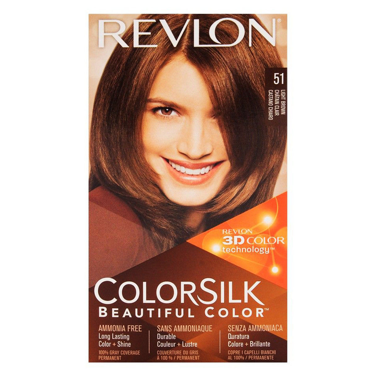 Revlon Hair Color For Unisex - No. 51 - Light Brown