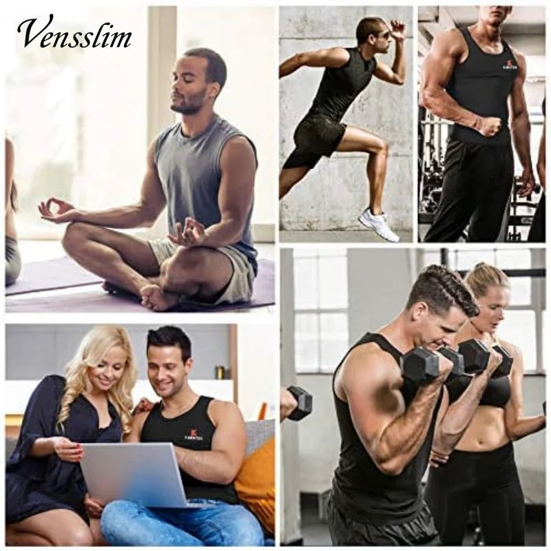 Body Sweat Shaper Waist Trainer Corsets Slimming Shirt For Men & Women
