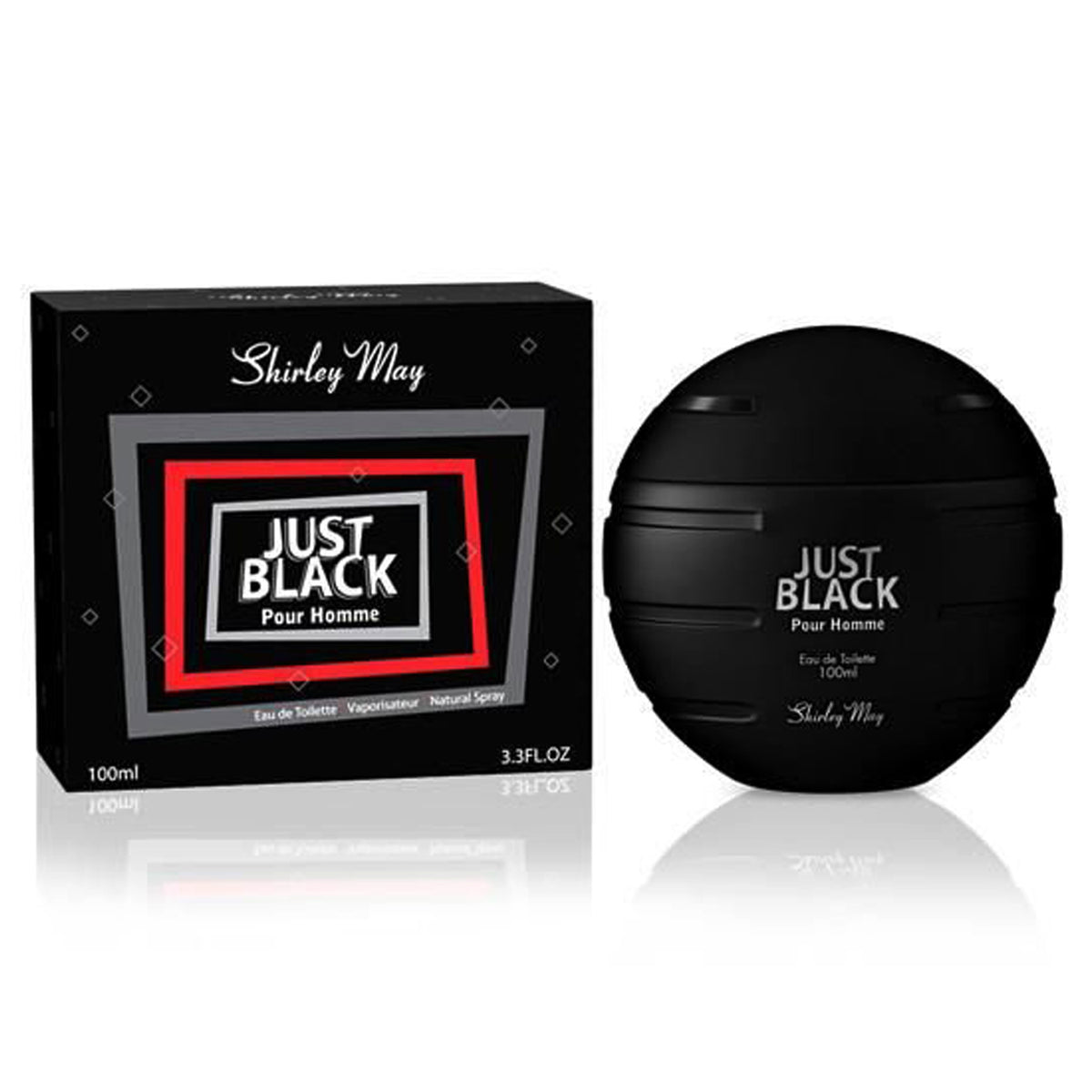 Shirley May Just Black Perfume For Men – 100 ml