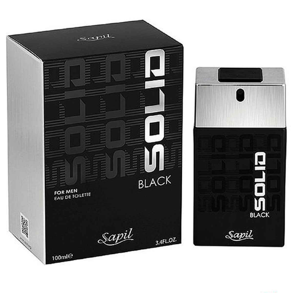 Sapil Solid Black Perfume For Men - 100 ml
