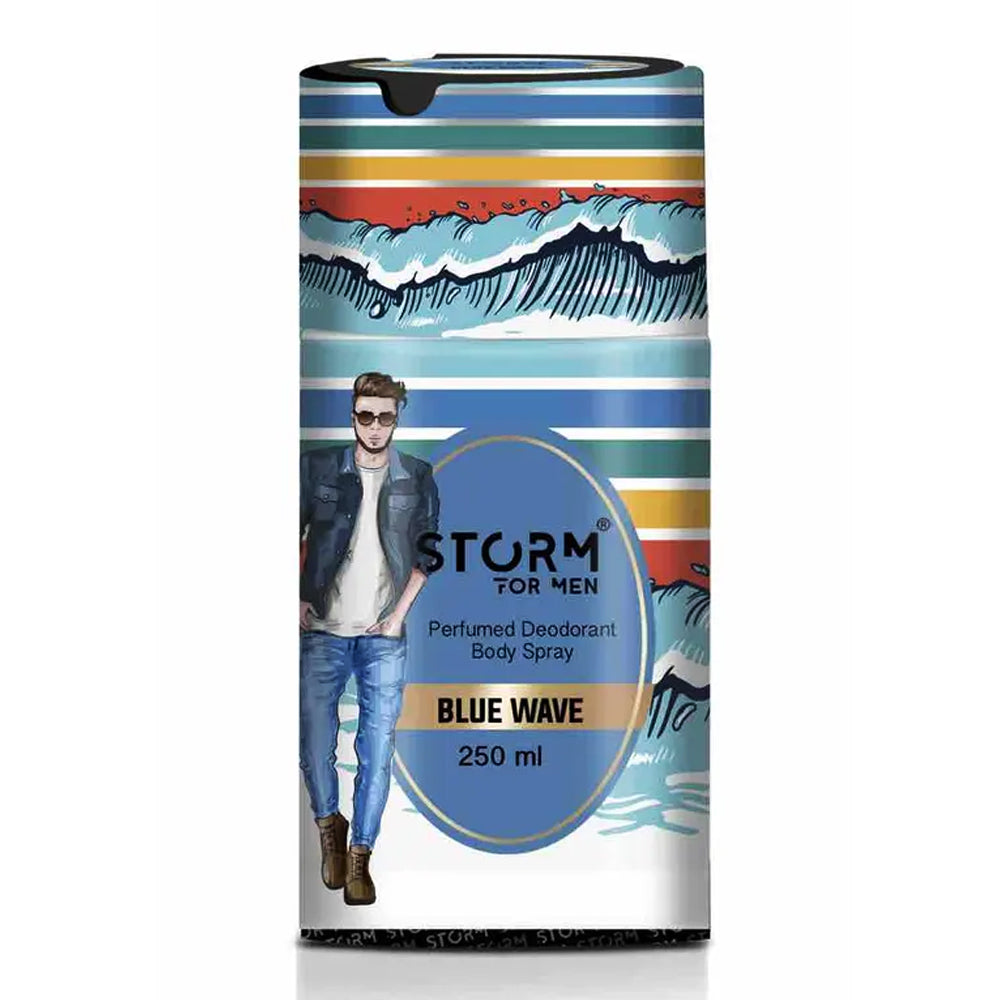 Storm Blue Wave Perfumed Body Spray For Men- 250 ml