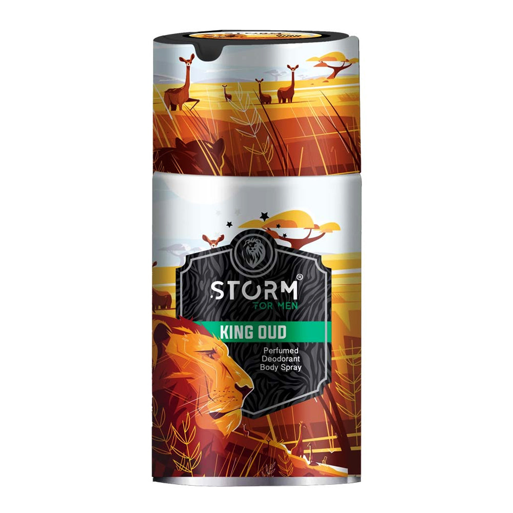 Storm King Oud Perfumed Body Spray For Men - 250 ml