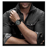 Black Rubber Digital Watch For Boys – Grey