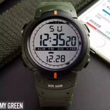 Green Rubber Digital Watch For Boys – Green