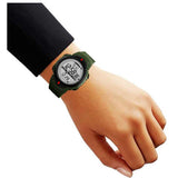 Green Rubber Digital Watch For Boys – Green