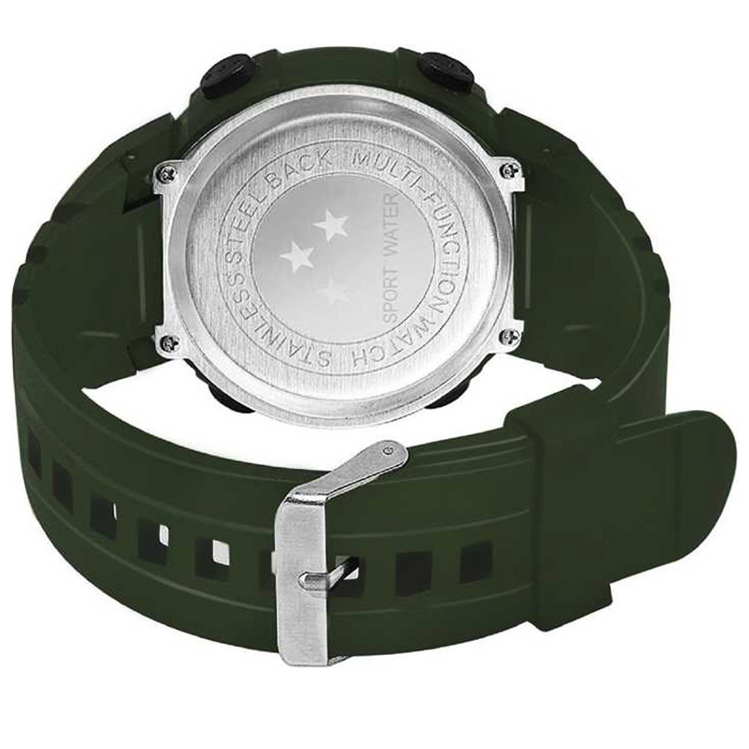 Green Rubber Digital Watch For Boys – Green