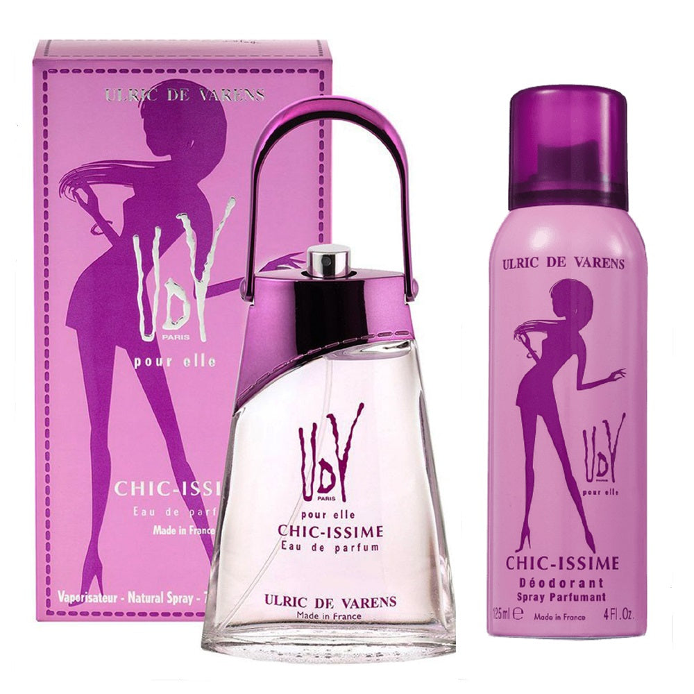Ulric de Varens ( UDV ) Chic Issime Perfume and Body Spray For Women – 75 ml & 125 ml
