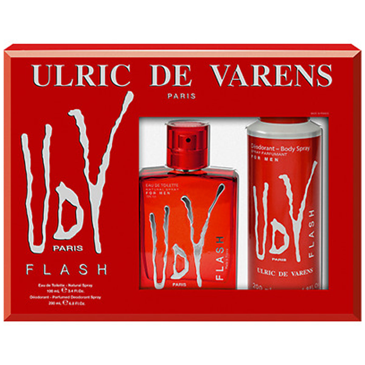 Ulric de Varens ( UDV ) Flash Perfume Gift Set For Men – 100 ml & 200 ml