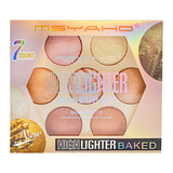 Msyaho Highlighter Palette Make up Kit - 7 Shades