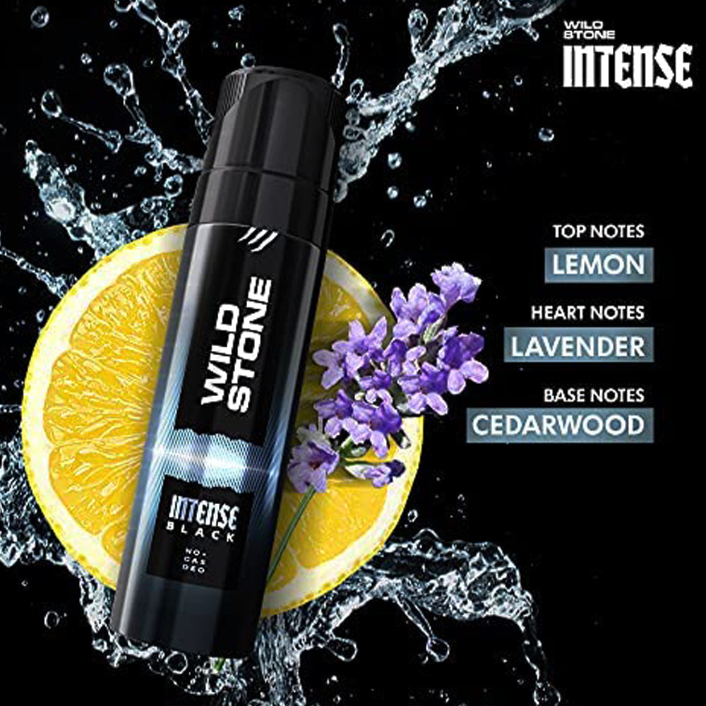 Wild Stone Intense Black Perfume Body Spray For Men – 120 ml