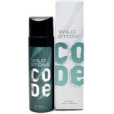 Wild Stone Code Steel Perfume Body Spray For Men - 120 ml