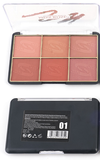 Miss Rose 6 Color Blush Kit