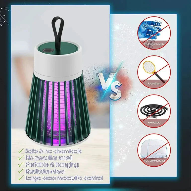 Electric LED UV Mosquito Killer Lamp, Portable Mini Mosquito Insect Killer