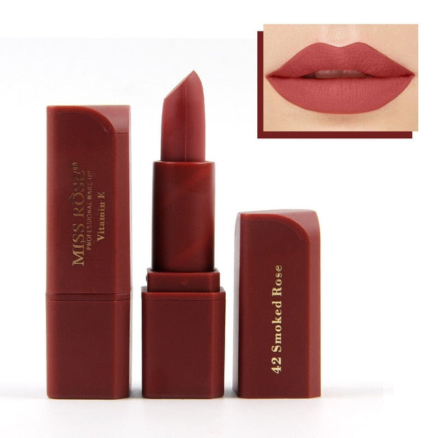 Set of 8 - Miss Rose Fashion Vitamin E Lipstick