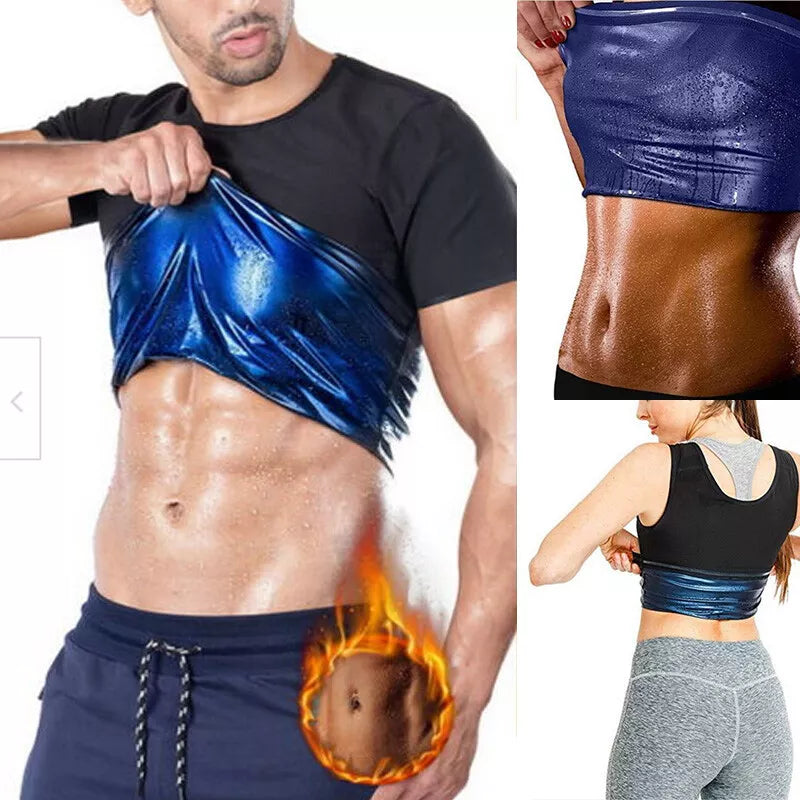 Body Sweat Shaper Waist Trainer Corsets Slimming Shirt For Men & Women