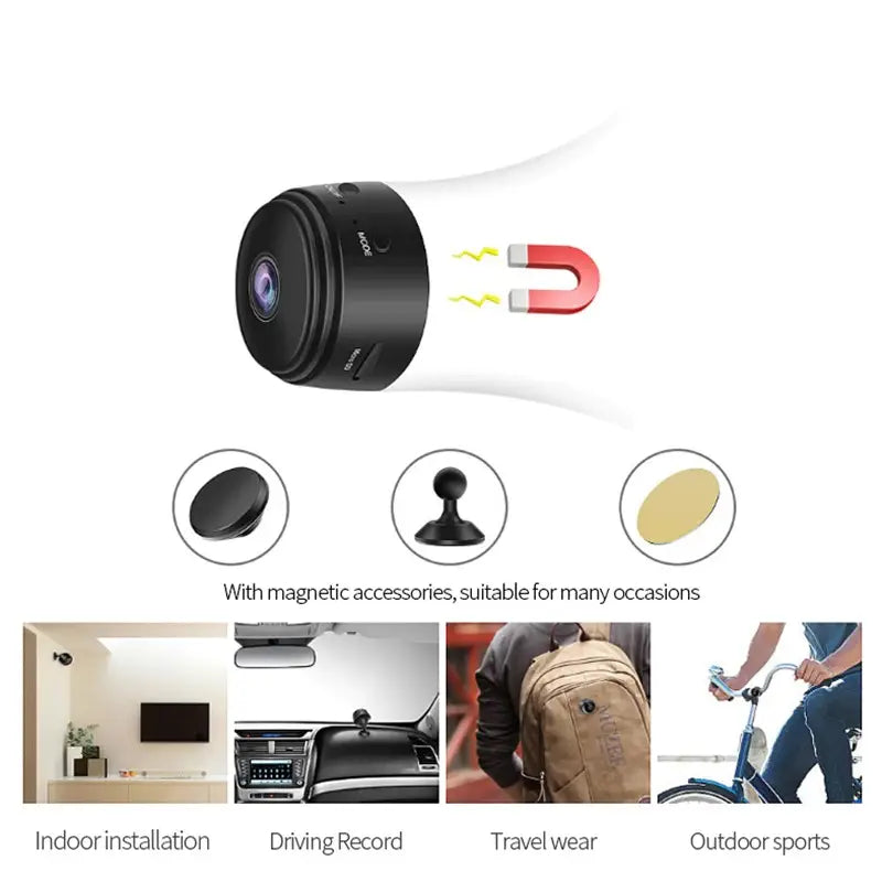 A9 Wireless Magnetic Wifi Mini HD Camera 1080p